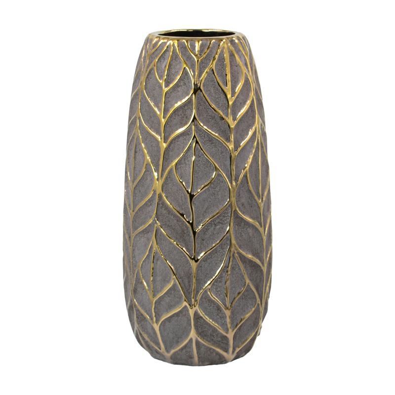 Vaza Antique Gold din Ceramica D15x32cm