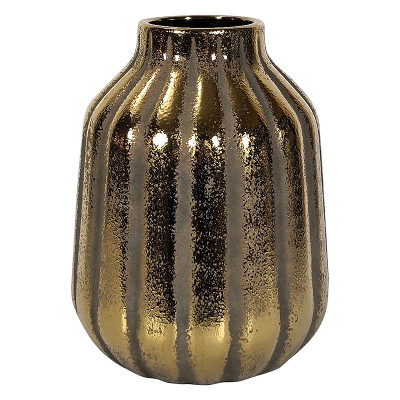 Vaza Antique Gold din Ceramica D21x27cm