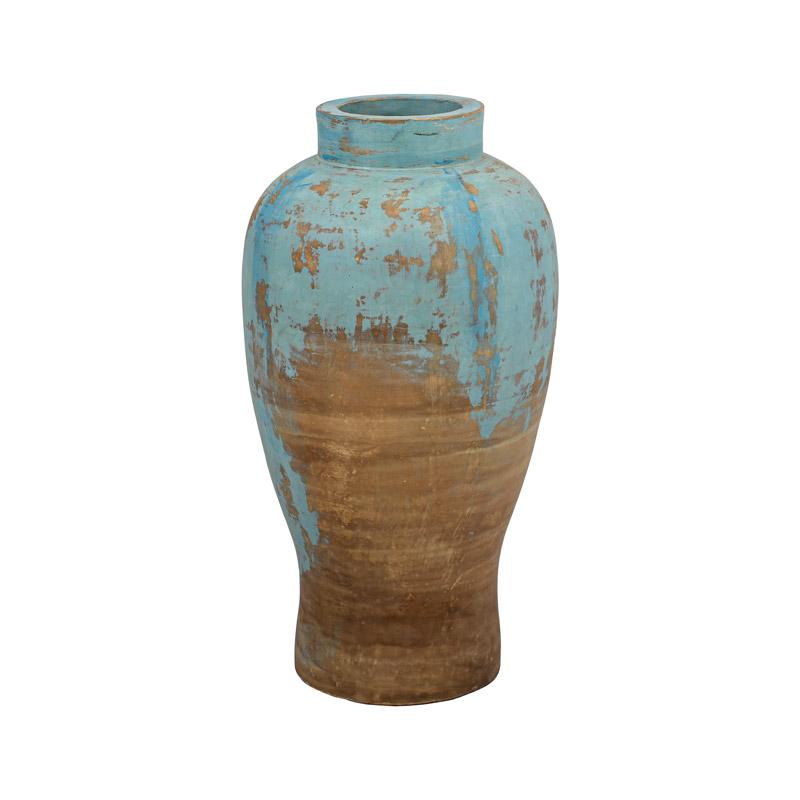 Vaza Beige Blue din Ceramica D28x50cm