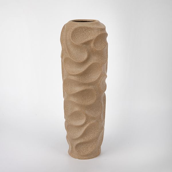 Vaza Beige din Portelan D15x44cm