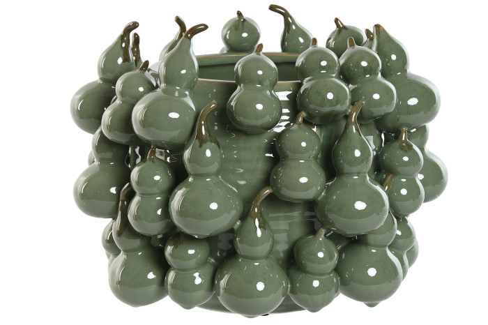 Vaza Green Pumpkins din Ceramica D30x23cm