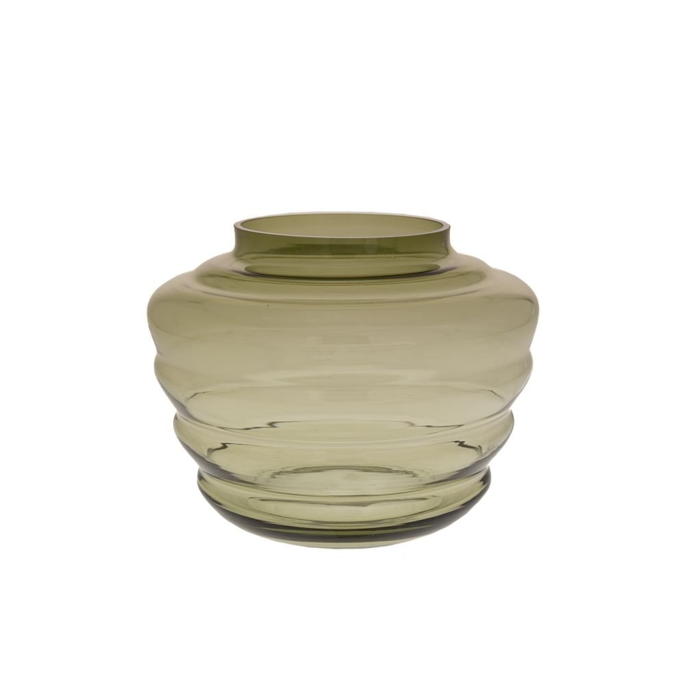 Vaza Grey din Sticla D28x21cm