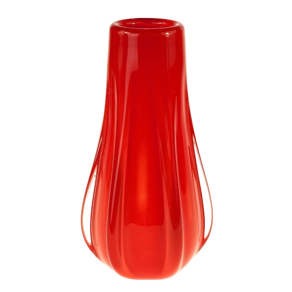 Vaza Rosie din Sticla D17x31cm