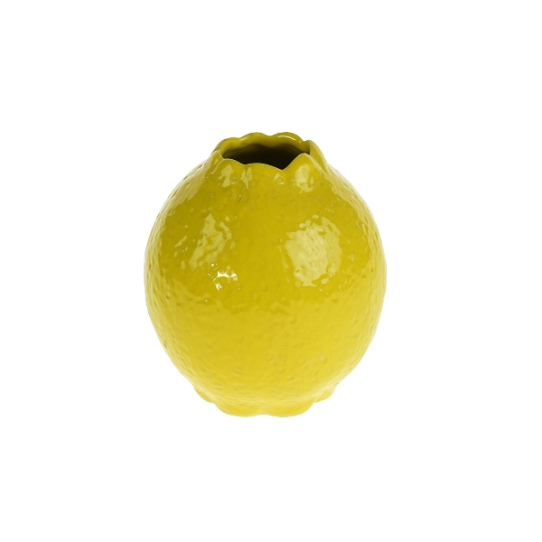 Vaza Yellow Lemon din Ceramica D13x15cm